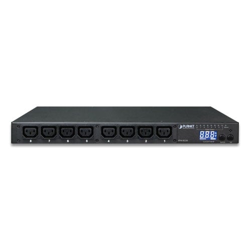 Planet IPM-8220 IP-based 8-port Switched Power Manager (AC 100-240V, 16A max.) - US Type