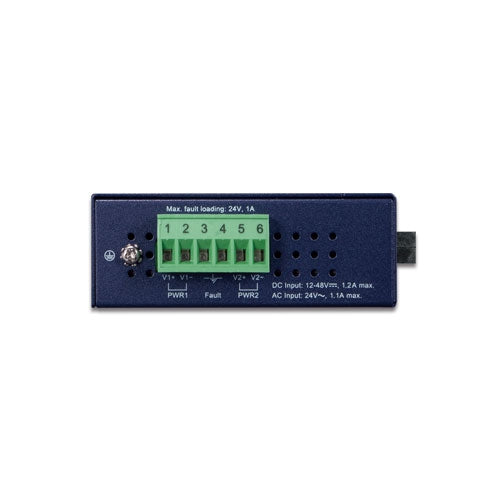 Planet 4-Port copper + 2-Port 100Base-FX Industrial Ethernet Switch