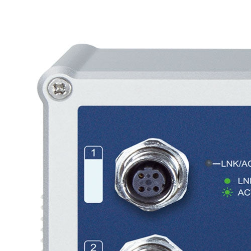 PLANET Industrial IP67 Rated 8-Port 10/100Mbps M12 Fast Ethernet Switch