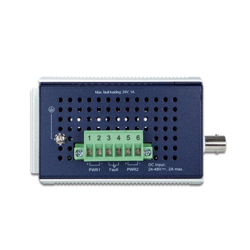 Planet Industrial 4-Port 10/100TX PoE + 1-Port Coax Long Reach PoE Extender