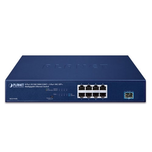 Planet MGS-910X 8-Port 2.5G 10G SFP+ Multigigabit Ethernet Switch