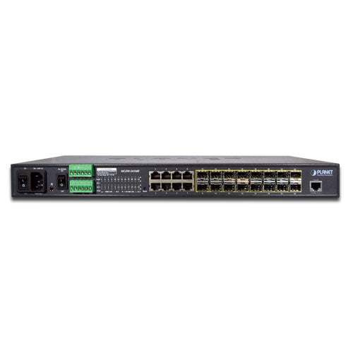 Planet MGSW-24160F 16-Port SFP Fiber Port + 8-Port Gigabit Metro Ethernet Switch