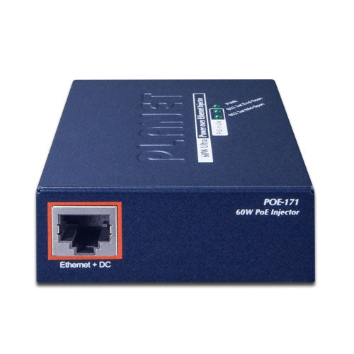 POE-171 - Planet Single-Port Gigabit Ultra PoE Injector (60 Watts)