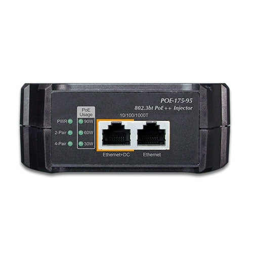Planet POE-175-95 Single-Port Gigabit 802.3bt PoE Injector 95 Watts