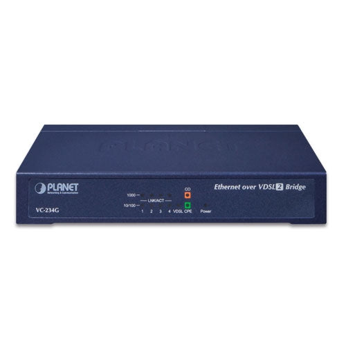 Planet  4-Port Ethernet to VDSL2 Bridge - 30a profile w/ G.vectoring