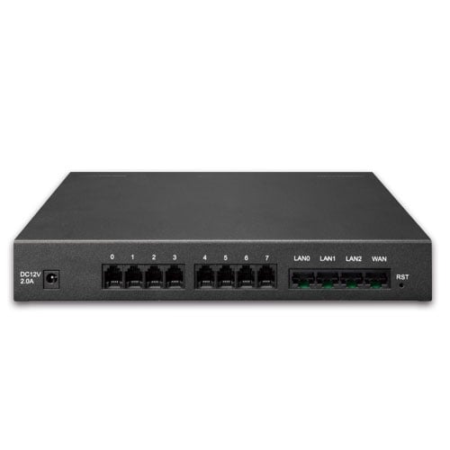 Planet VGW-820FS 8-Port SIP VoIP Gateway (8 FXS)