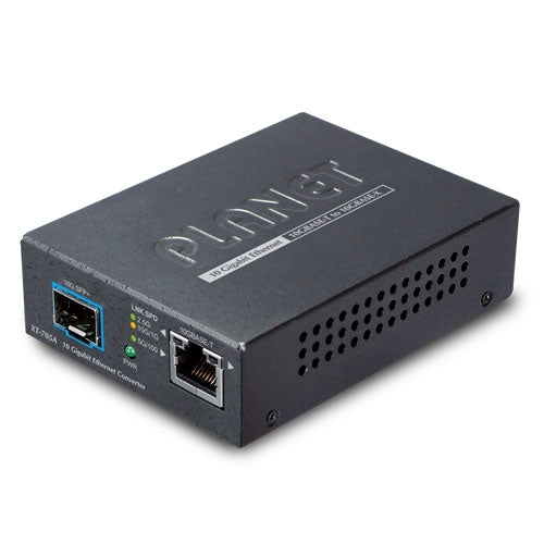 Planet XT-705A 10G/5G/2.5G/1G/100M Copper to 10GBASE-X SFP+ Media Converter