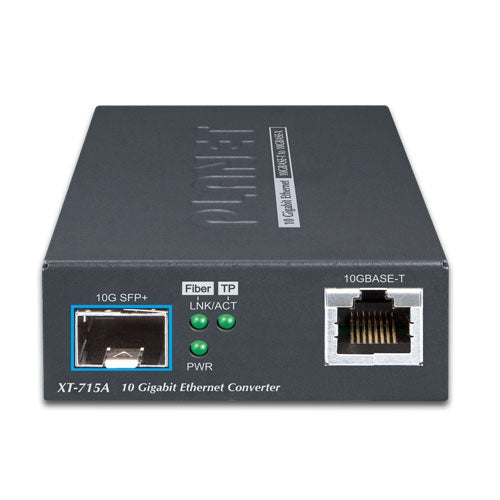 Planet XT-715A 10GBASE-T to 10GBASE-X SFP+ Media Converter