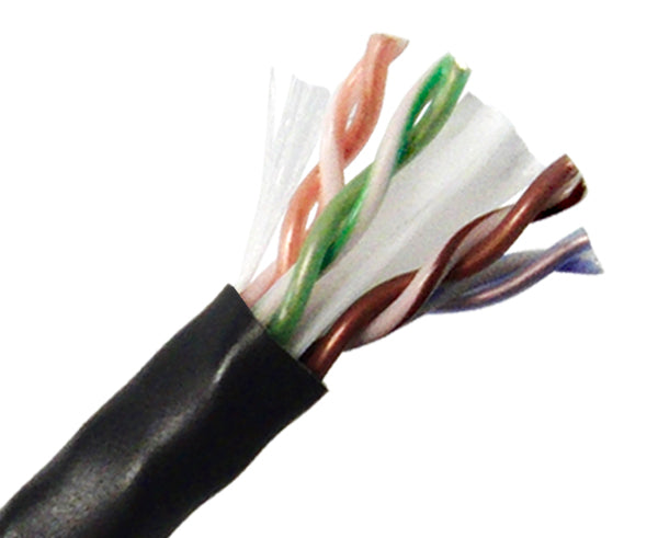 CAT6 Plenum Bulk Ethernet Cable, CMP, Solid Copper UTP, 23 AWG 1000FT 