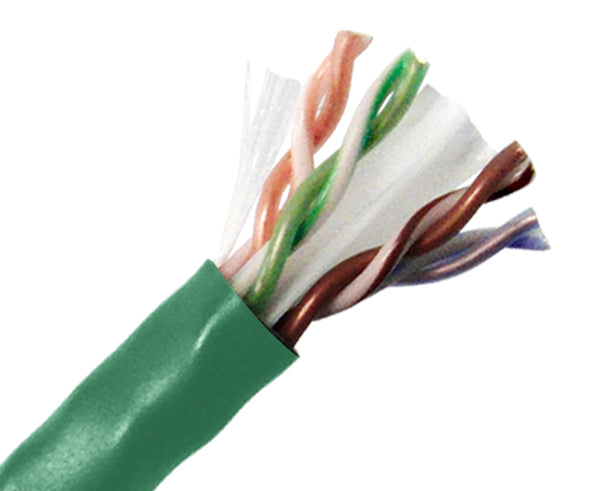 CAT6 Plenum Bulk Ethernet Cable, CMP, Solid Copper UTP, 23 AWG 1000FT 