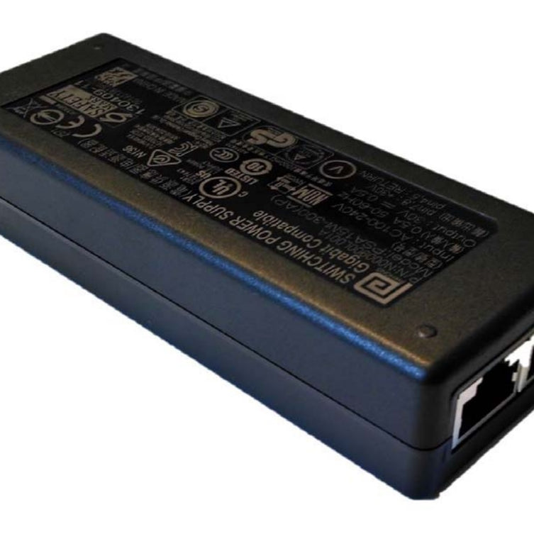 Cambium Networks ePMP 1000 (Spare), PMP100, PTP230, PMP430SM, PMP450, PTP450 PoE Power Supply with Gigabit Ethernet (no power cord)