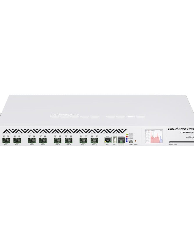 MikroTik CCR1072-1G-8S+  Cloud Core Router 72-core CCR1072 with 16GB RAM