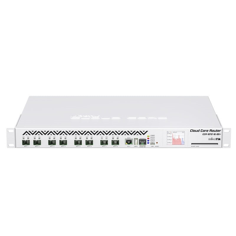 MikroTik CCR1072-1G-8S+  Cloud Core Router 72-core CCR1072 with 16GB RAM