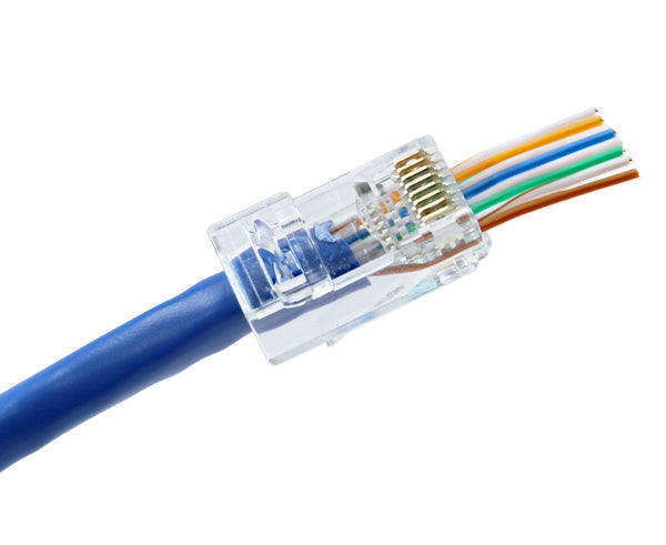 Easy Feed RJ45 Connector - CAT6 100-Bag
