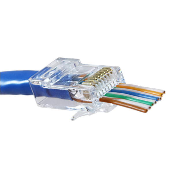 Easy Feed RJ45 Connector - CAT6 100-Bag