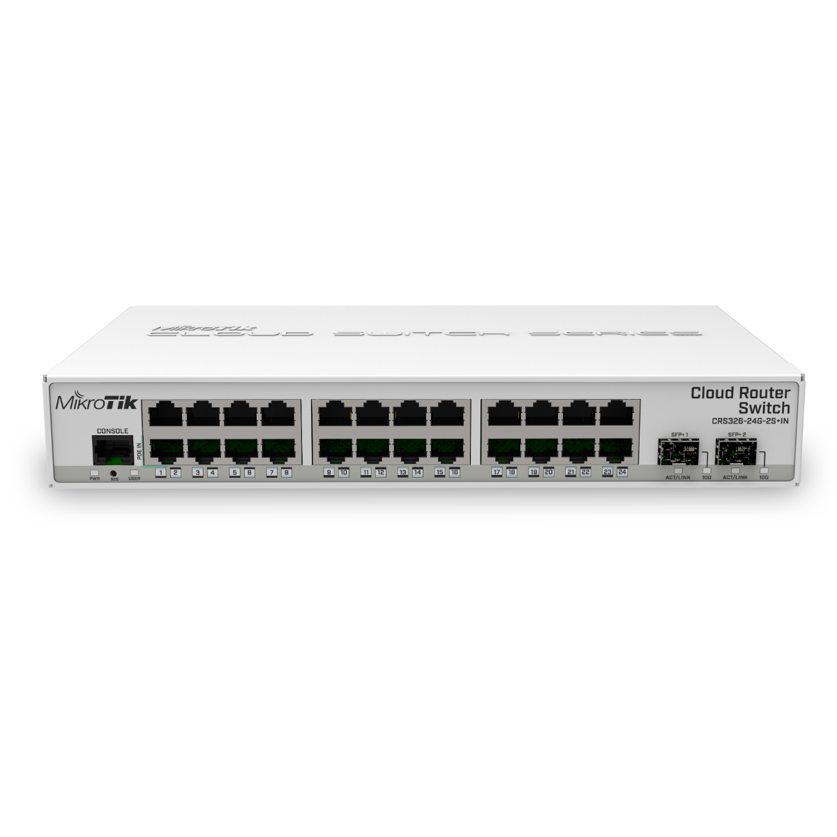 MikroTik CRS326-24G-2S+IN Cloud Router Switch 800MHz 24xGb 2xSFP+