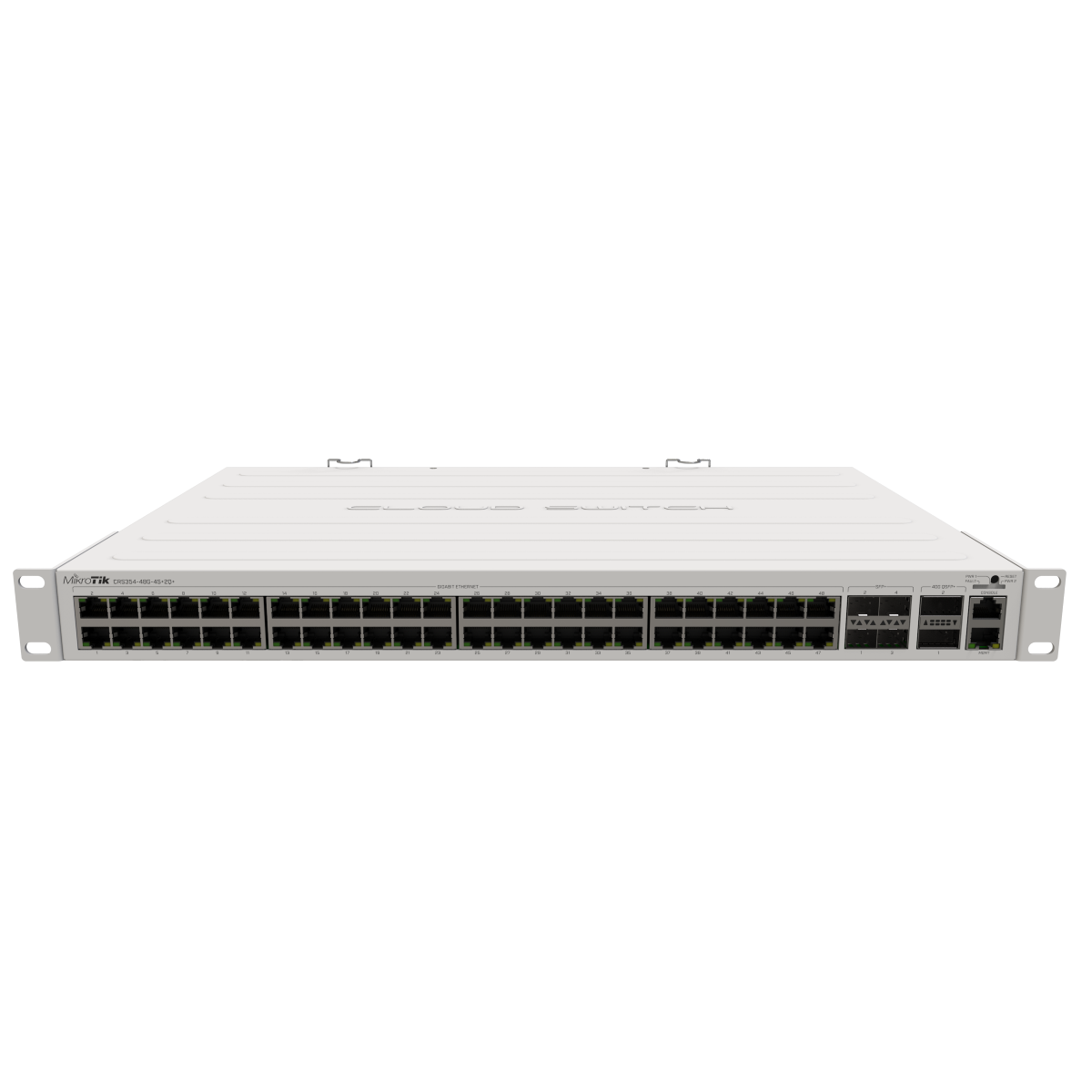 MikroTik CRS354-48G-4S+2Q+RM Cloud Router Switch 650MHz 64MB 48xGB