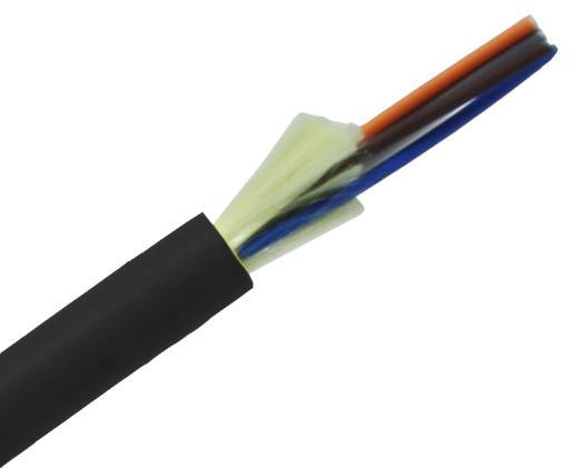 Riser OFNR Fiber Optic Cable, Single-Mode, OS2, Corning Fiber, Indoor/Outdoor Per-Foot