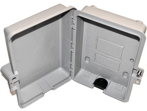 ENCLOSURE 9 INCH X 6 INCH X 3.5 INCH NON-NEMA RATED ENCLOSURE