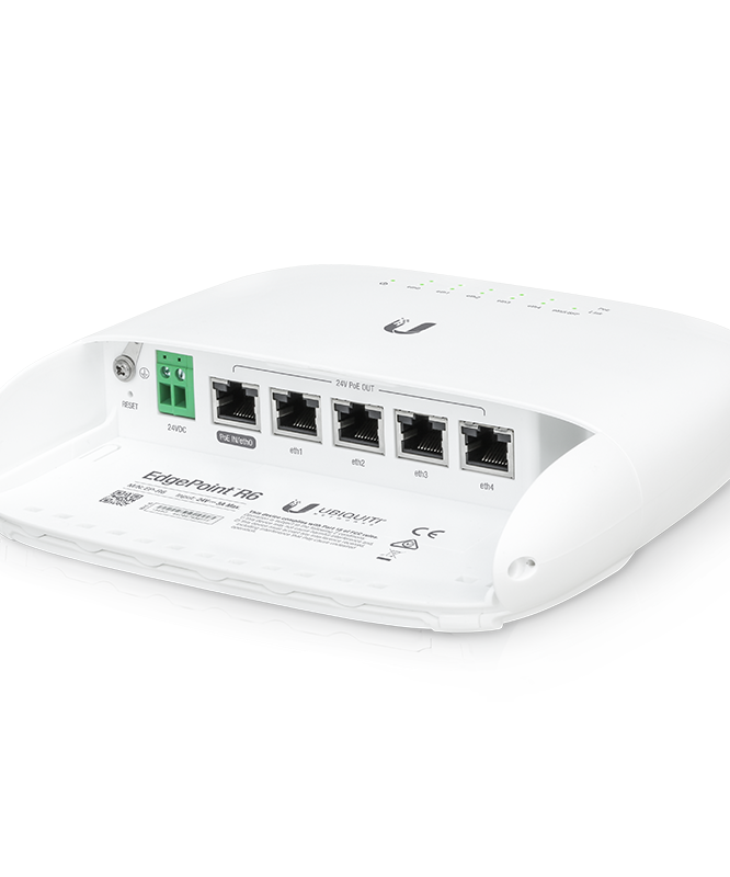 Ubiquiti EP-R6 6-Port EdgePoint Router Intelligent WISP Control Point with FiberProtect
