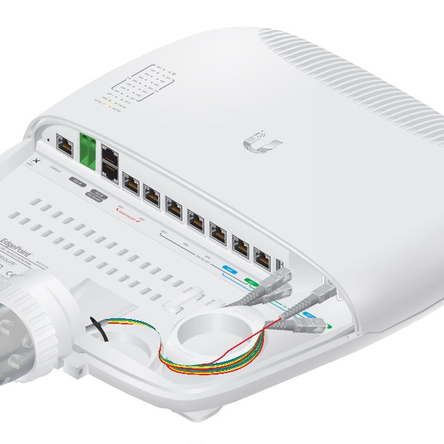 Ubiquiti EP-R8 8-Port EdgePoint Router Intelligent WISP Control Point with FiberProtect