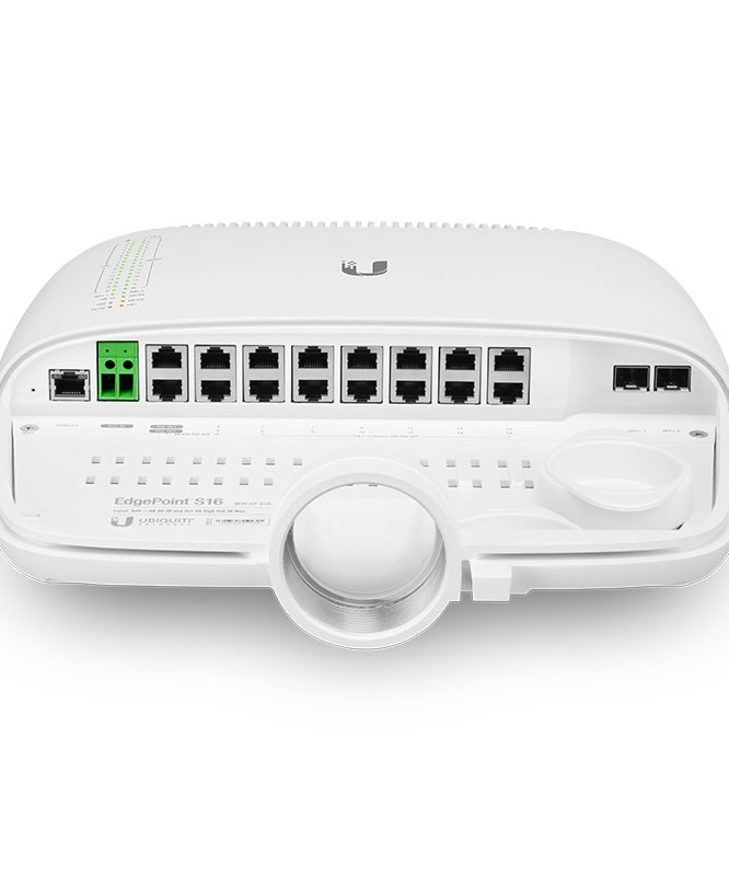 Ubiquiti EP-S16 16-Port EdgePoint Switch Intelligent WISP Control Point with FiberProtect