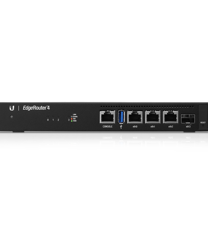 Ubiquiti EdgeRouter 4 ER-4  4-Port Gigabit Router with 1 SFP Port