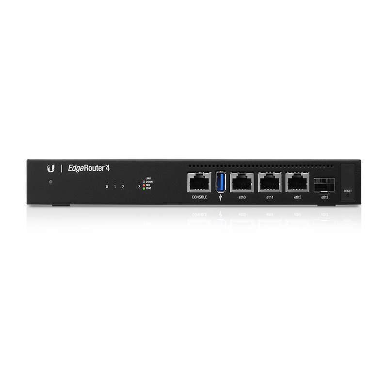 Ubiquiti EdgeRouter 4 ER-4  4-Port Gigabit Router with 1 SFP Port