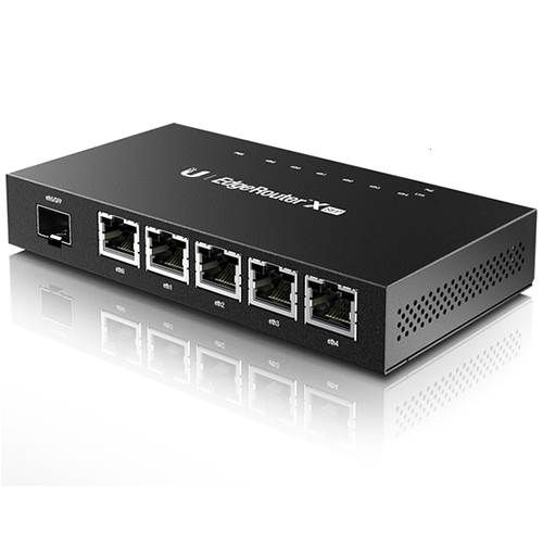 Ubiquiti ER-X-SFP EdgeRouter X 5-Port Broadband Router w/ 1x SFP Port