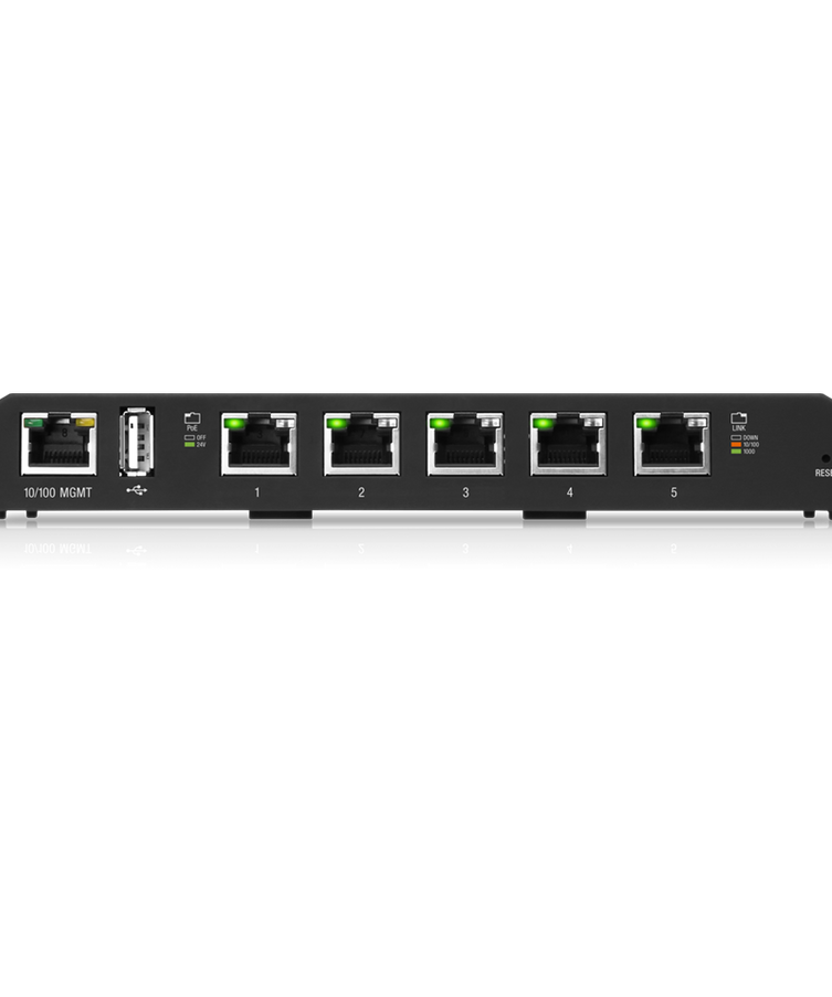 Ubiquiti Networks ES-5XP EdgeSwitch XP 5-Port Gigabit Switch with 24V Passive POE Support