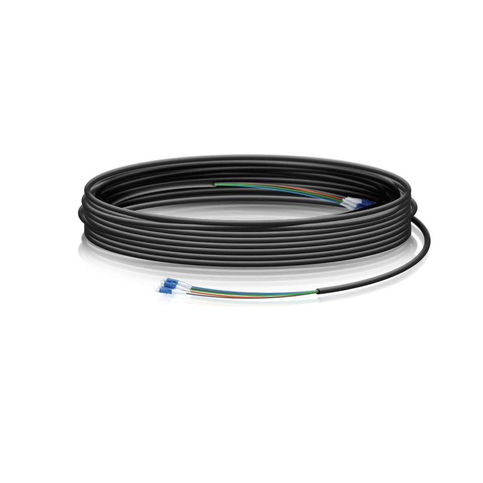 Ubiquiti FC‑SM‑100 Single Mode LC Outdoor Fiber Cable (100 ft)