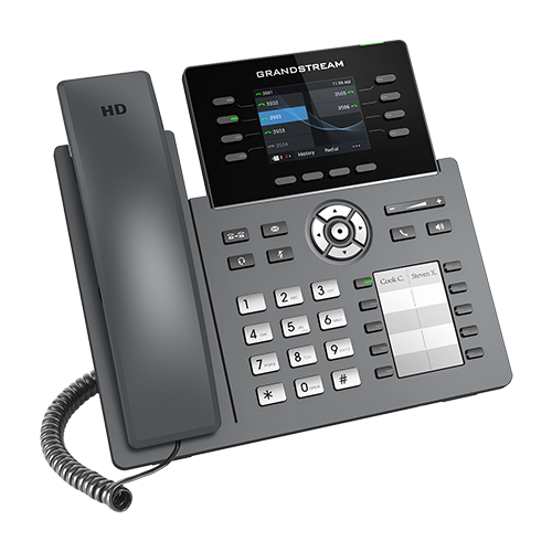 Grandstream GRP2634 8-line Carrier- Grade IP Phone w/labels
