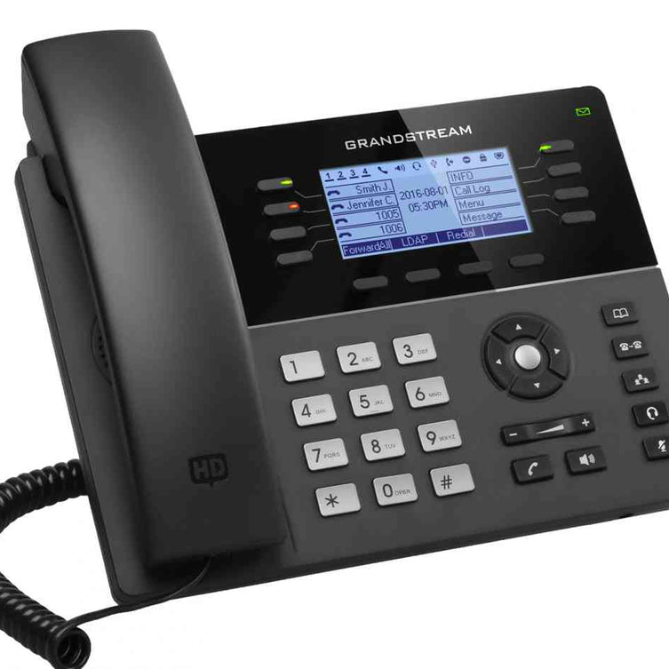  Grandstream Networks GXP1782 mid-range IP phone 8 lines, 4 SIP accts