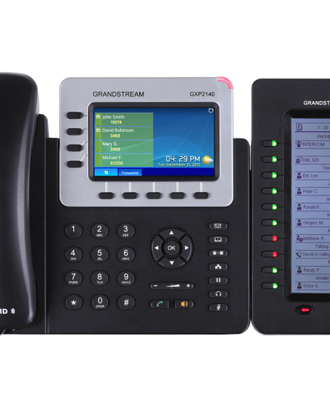 Grandstream Networks GXP2140 Enterprise 4 Line VoIP Deskset, TFT LCD
