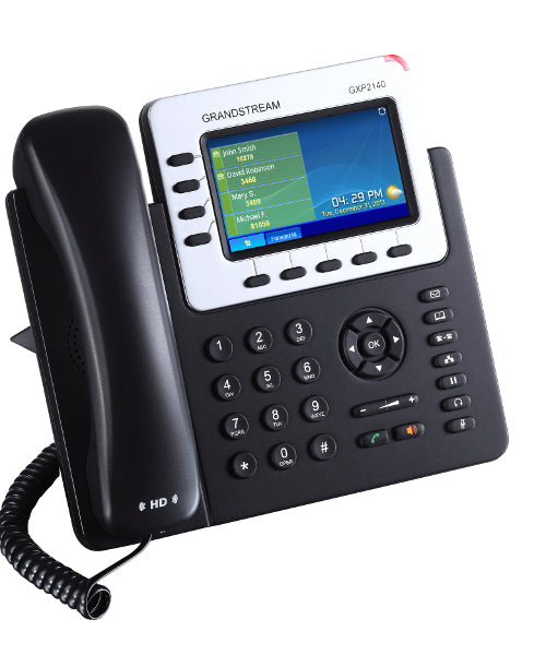 Grandstream Networks GXP2140 Enterprise 4 Line VoIP Deskset, TFT LCD