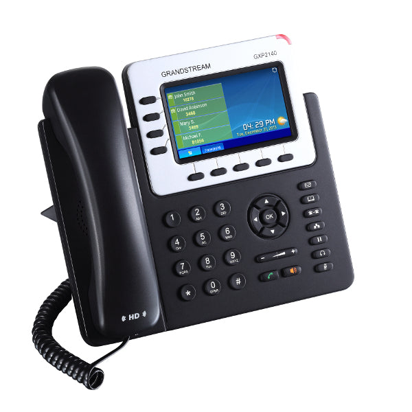 Grandstream Networks GXP2140 Enterprise 4 Line VoIP Deskset, TFT LCD