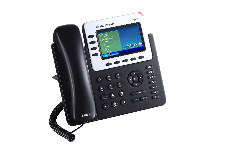 Grandstream Networks GXP2140 Enterprise 4 Line VoIP Deskset, TFT LCD