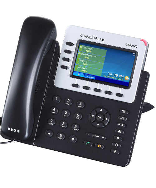 Grandstream Networks GXP2140 Enterprise 4 Line VoIP Deskset, TFT LCD