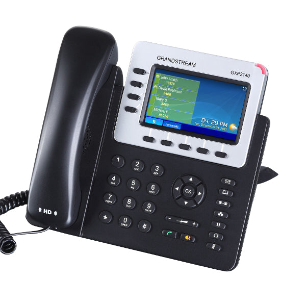 Grandstream Networks GXP2140 Enterprise 4 Line VoIP Deskset, TFT LCD