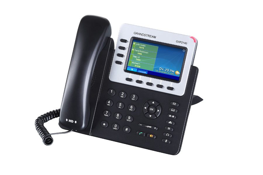 Grandstream Networks GXP2140 Enterprise 4 Line VoIP Deskset, TFT LCD