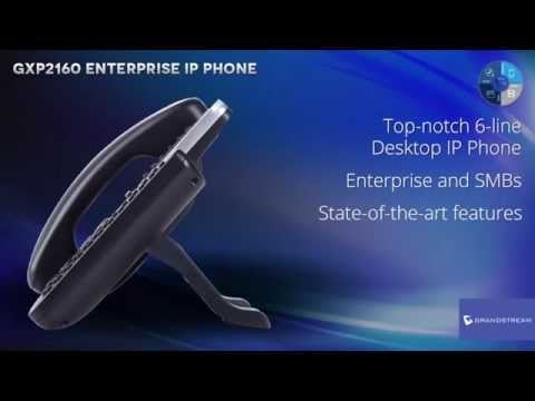 Grandstream Networks GXP2160 Enterprise 6 Line VoIP Phone Deskset