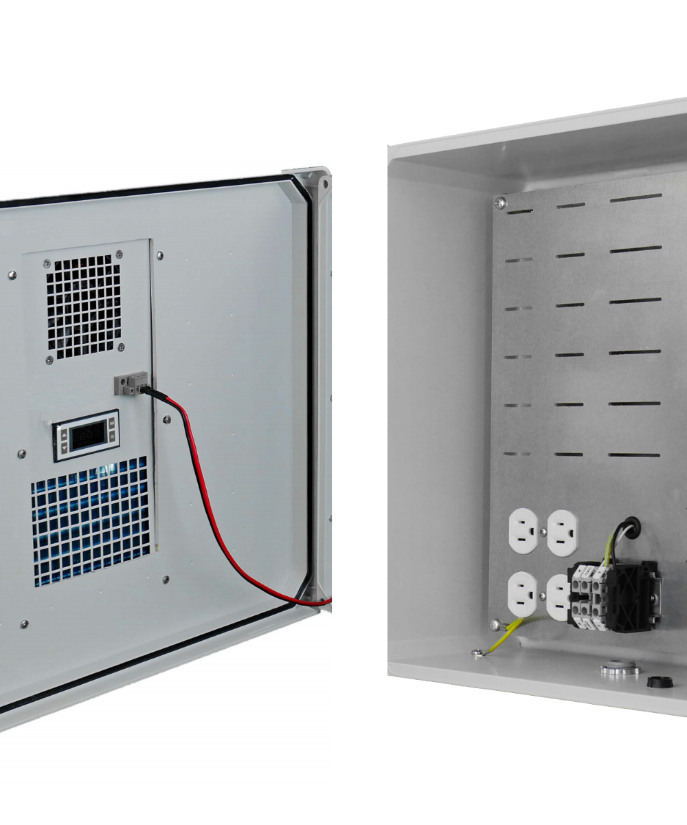 Hana Wireless HW2-N18-1AC Gen 2 FRP NEMA 18x16x8 120VAC w/AC