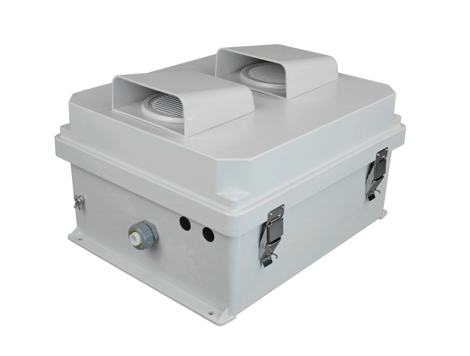 Hana Wireless HW2-N18-1HF Gen 2 FRP NEMA 18x16x8 120VAC Heat Fan