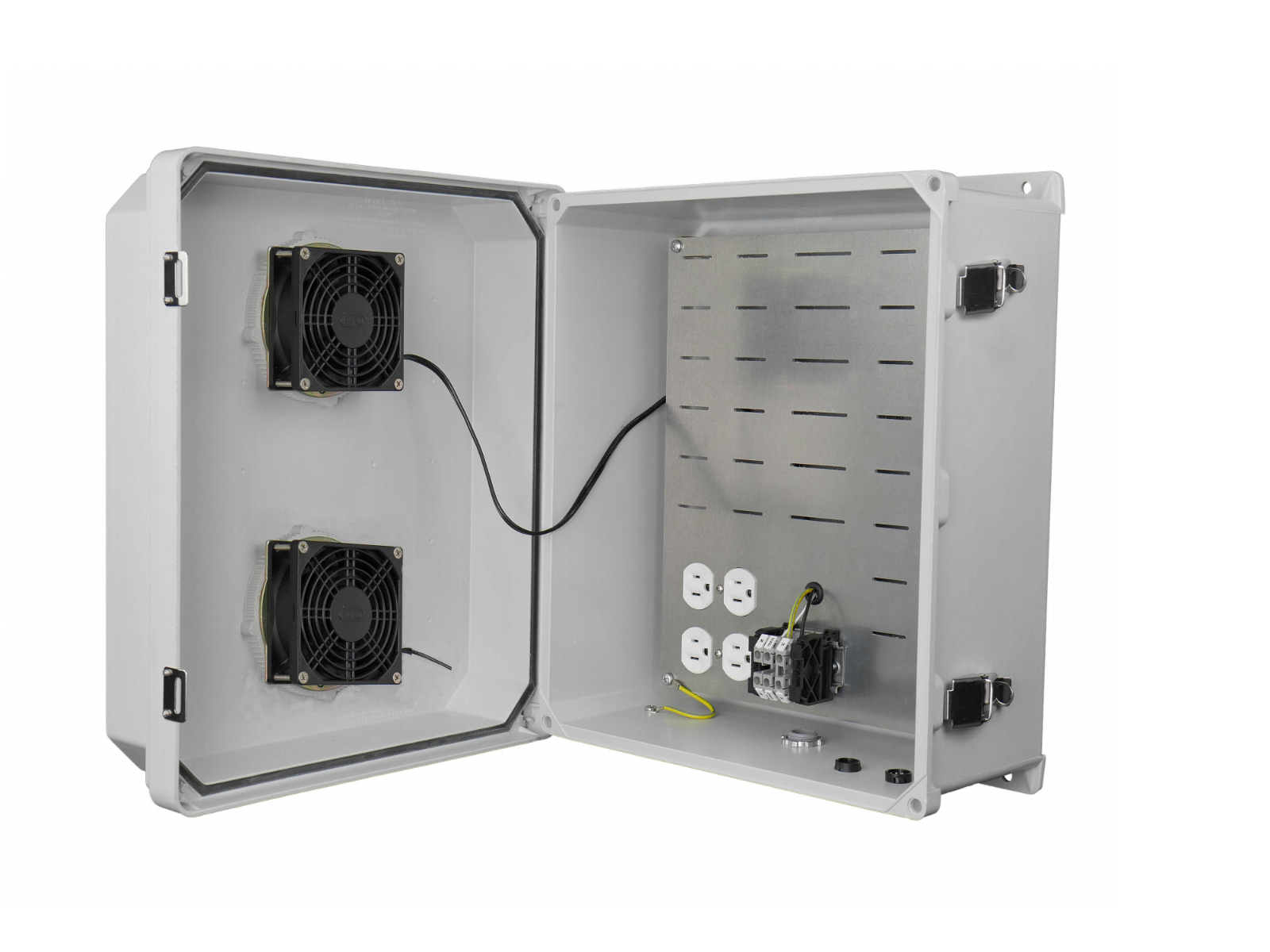 Hana Wireless HW2-N20-1HF Gen 2 FRP NEMA 20x16x11 120VAC Heat Fan              