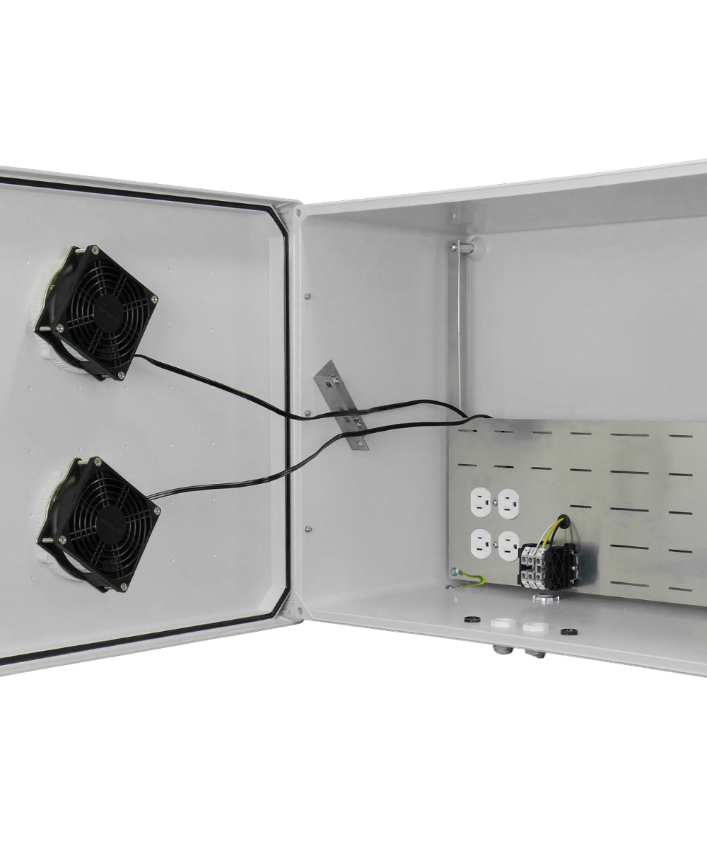 Hana Wireless HW2-N20-RS1F 16x20x11 (2U) Rack Slant Mount 120v Fans