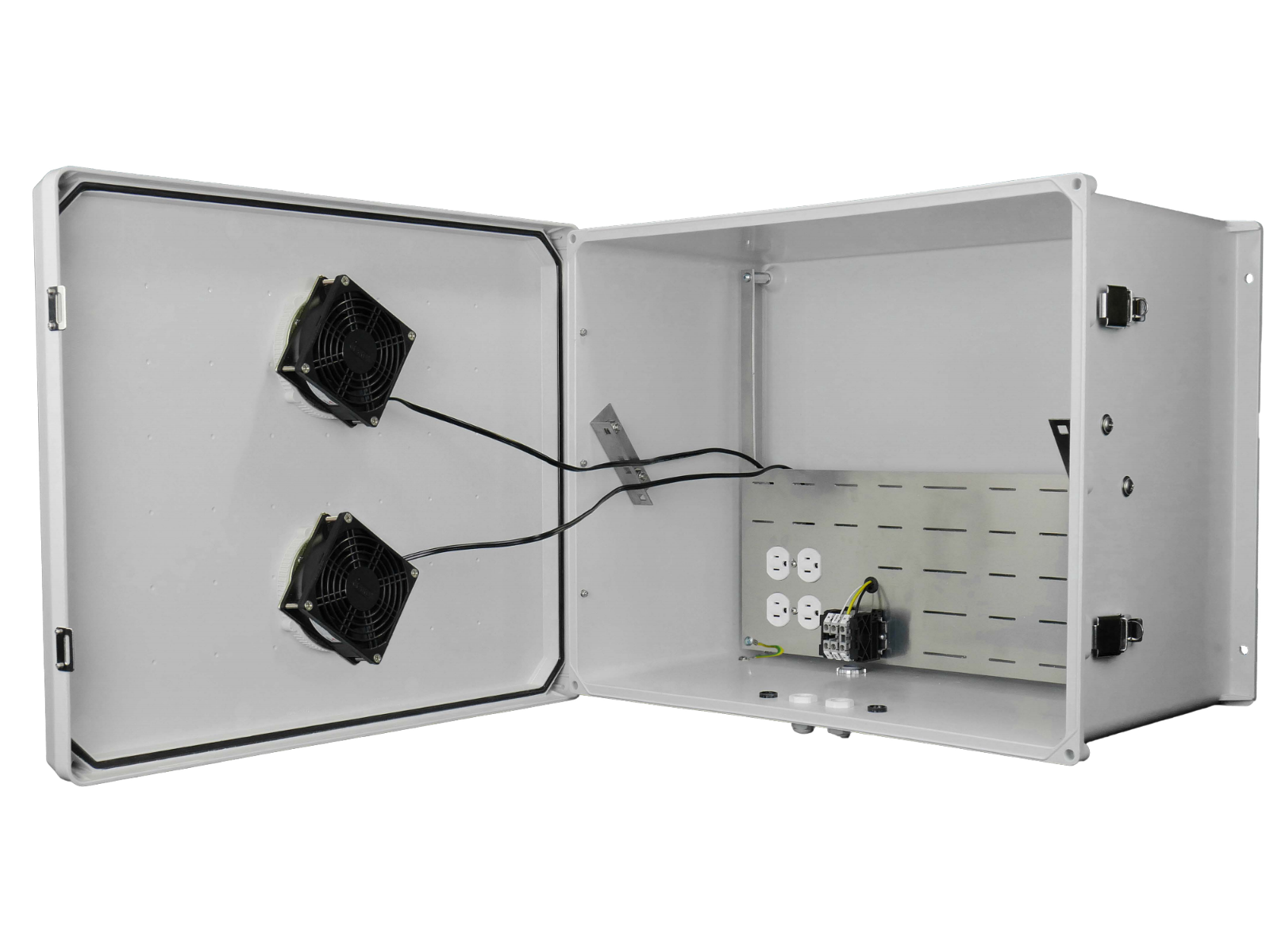 Hana Wireless HW2-N20-RS1F 16x20x11 (2U) Rack Slant Mount 120v Fans