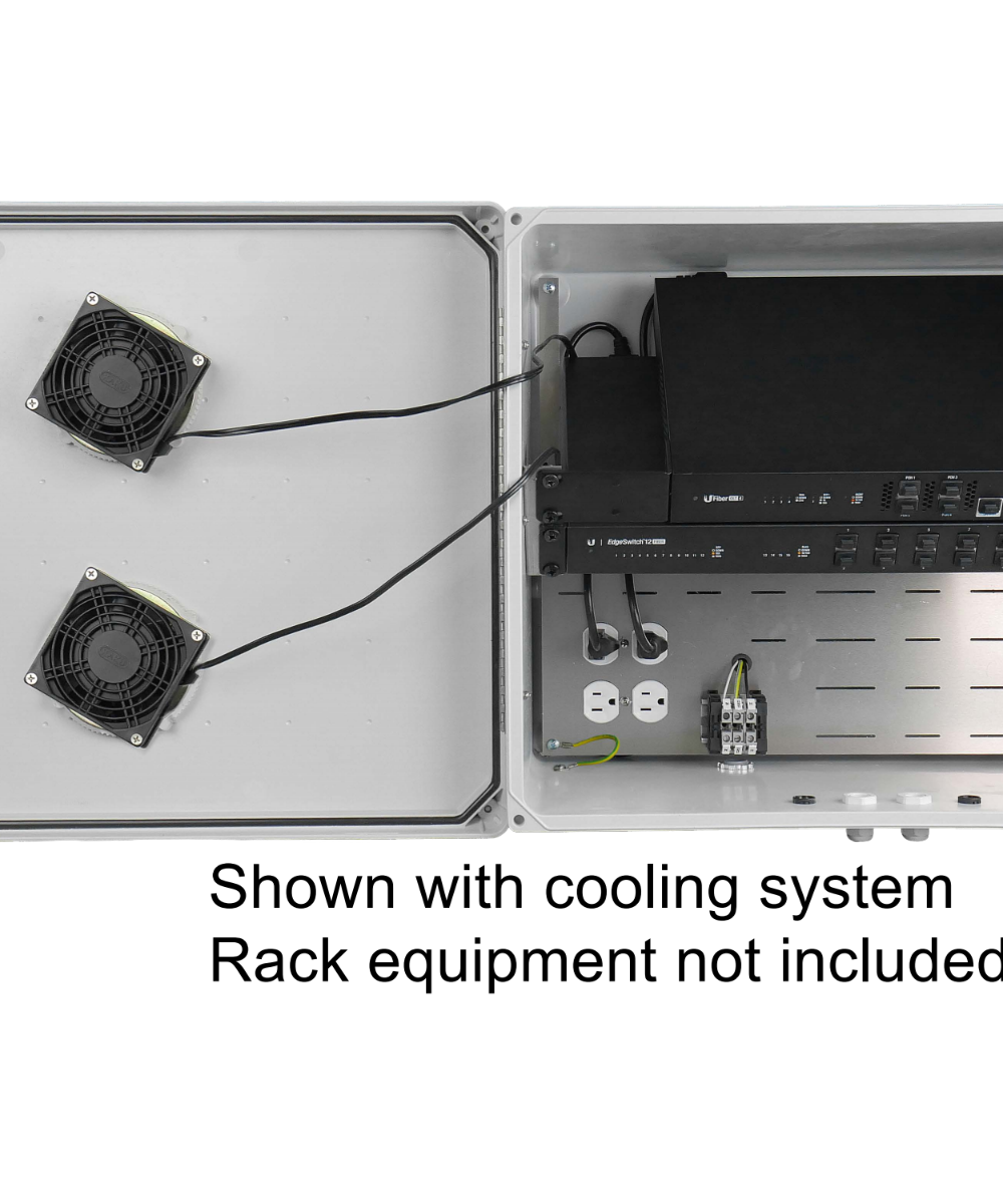 Hana Wireless HW2-N20-RS1F 16x20x11 (2U) Rack Slant Mount 120v Fans
