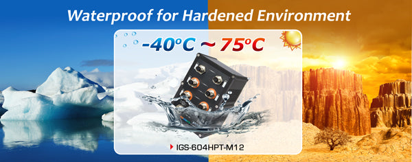 Planet IGS-604HPT-M12 Environmentally Hardened Design