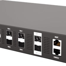 Ubiquiti UFiber UF‑OLT GPON Optical Line Terminal, 8-Port SFP, 2-Port 10G SFP+, Dual Modular Power Adapters