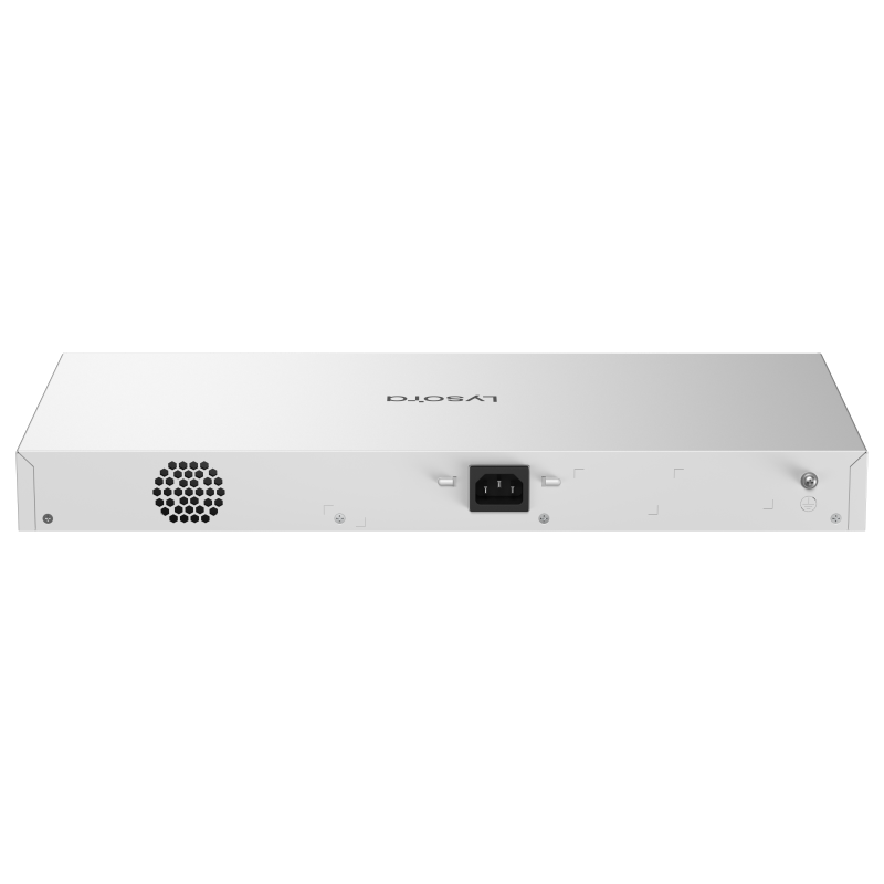 Lysora LCS-24GS-P 24-Port Cloud Managed PoE Switch with 370 W PoE Budget